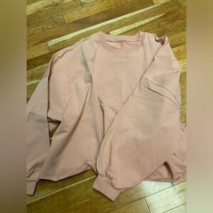 Lululemon LA oversized boxy crew sweatshirt pink Savannah colour. Like new.